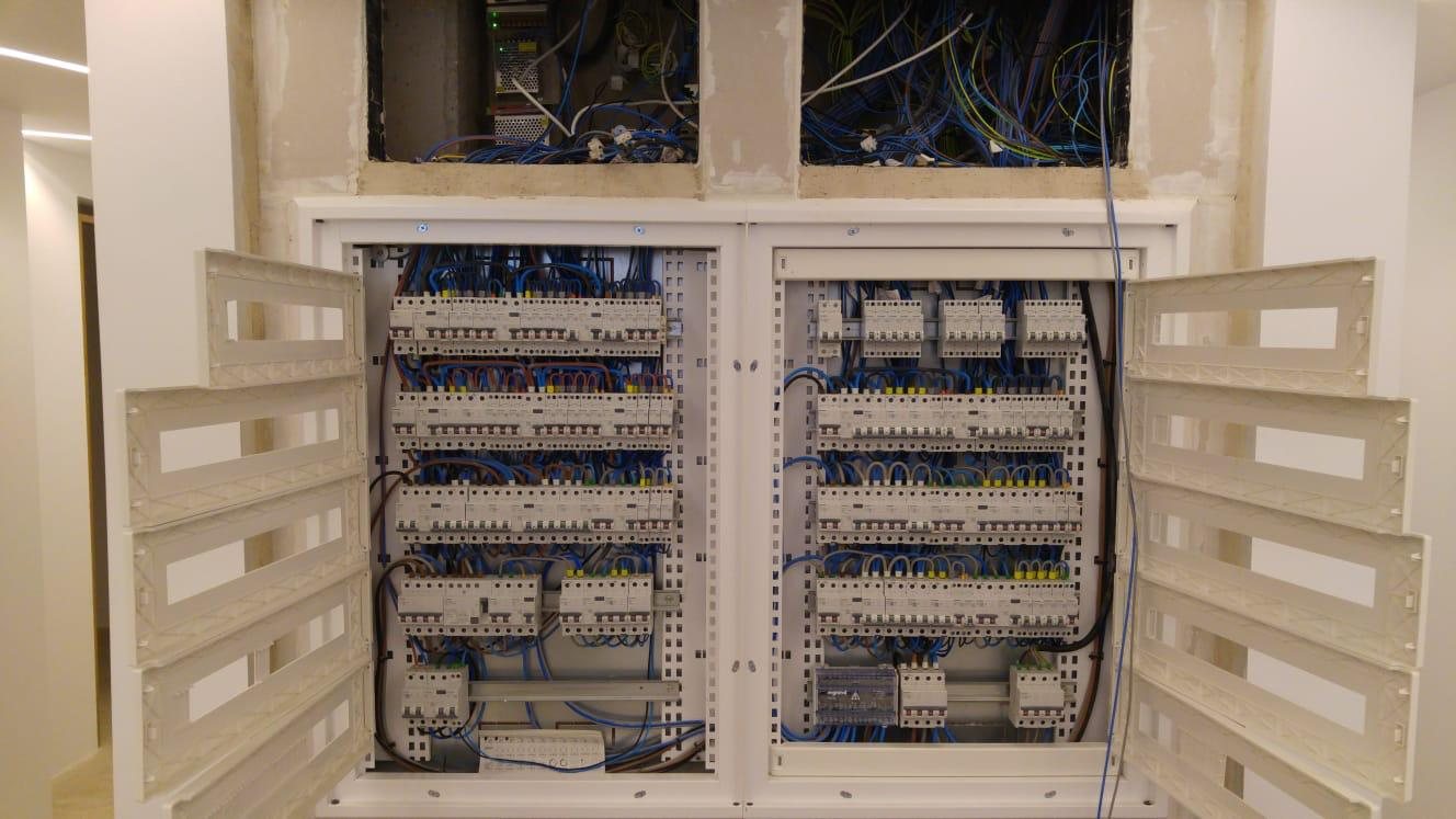 Double built-in panel